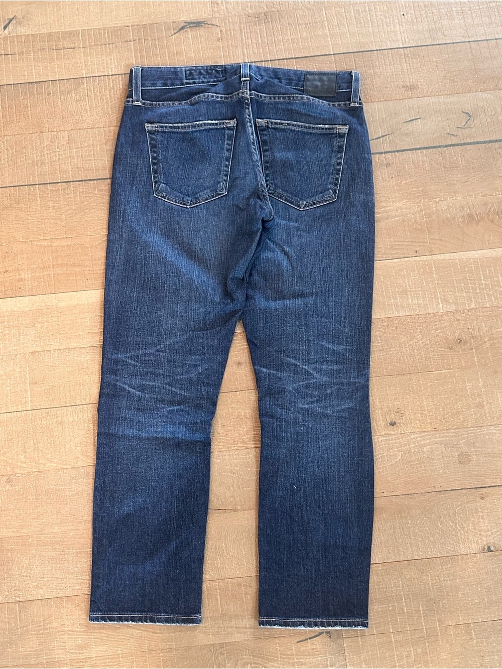 Ag Adriano Goldschmied Women’s Dark Indigo Straight Leg Jeans - Picture 4 of 5